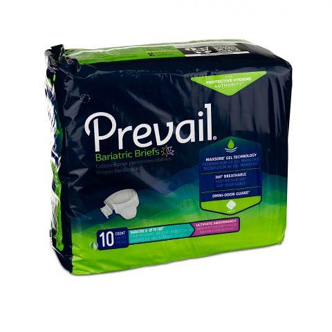 Prevail Brief Adult Bariatric 3X-Large (Up To 100") - 10ea/pk 4pk/cs