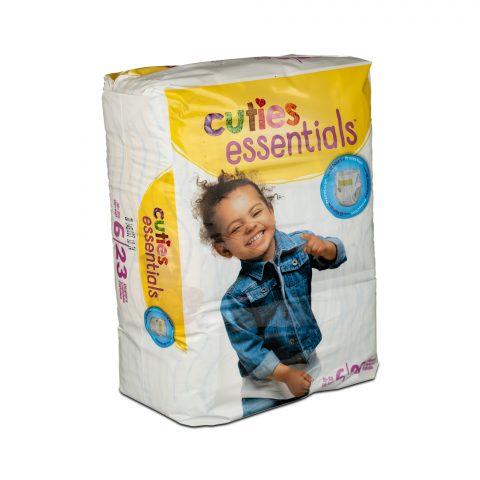 Cuties Baby Diaper Size 6 35+ lbs - 23ea/pk 4pk/cs