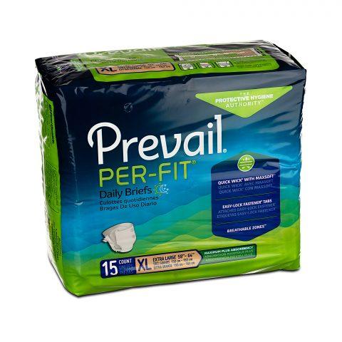 Prevail Per-Fit Briefs X-Large - 15ea/pk 4pk/cs