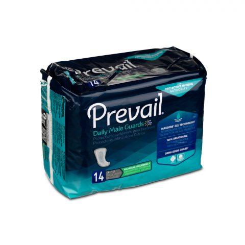 Prevail Male Guards, 13" Length, with Adhesive Strip - 14ea/bg 9bg/cs