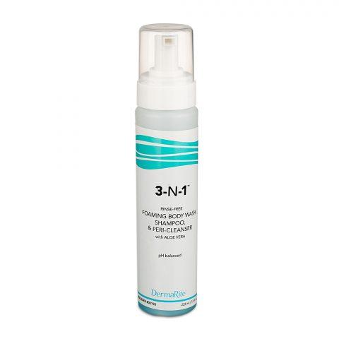 3-N-1 Cleansing Foam Rinse Free w/Aloe 7.5oz