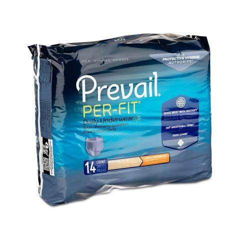 Prevail Per-Fit Underwear for Men, X-Large, 58"-68" - 14/pk 4pk/cs