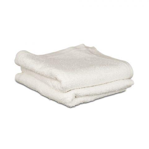 Washcloth 100% Cotton 12x12 1.0lb 10S White - 5dz/pk