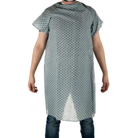 IGR Traditional Patient Gown Blue w/Star Print 40"x 50"