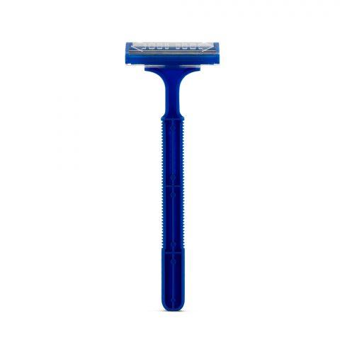 Razor Twin Blade Long Handle with Lubricant Strip - 10ea/pk