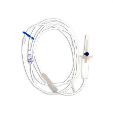 IV Pump Set Sure-Lok Needle Free Admin Set 10 Drip 92" comp w/Baxters Flo-Gard 6201/6301