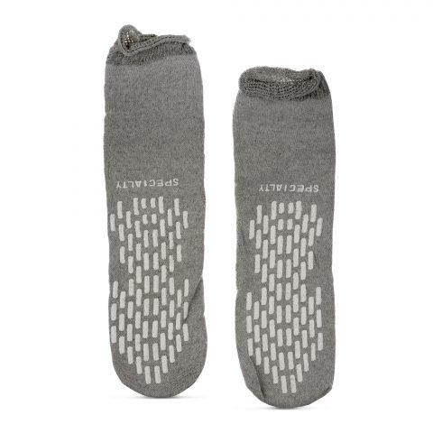 Slipper Socks Non-Slip Double Sided XXX-Large Heather Grey