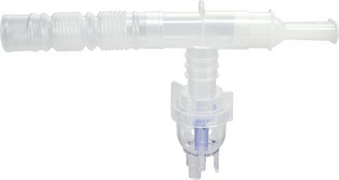 Small Volume Nebulizer Anti Spill T Piece Mouthpiece Flex Tube 7' KROK Universal Connector