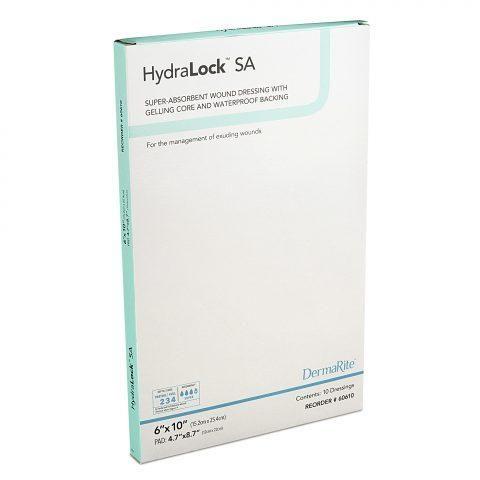 HydraLock SA Super Absorbent Non-Adherent Dressing 6"x 10"