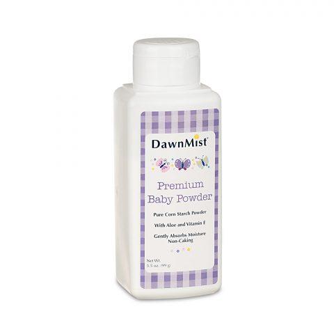 Baby Powder, Corn Starch, with Aloe and Vitamin E, 3.5oz