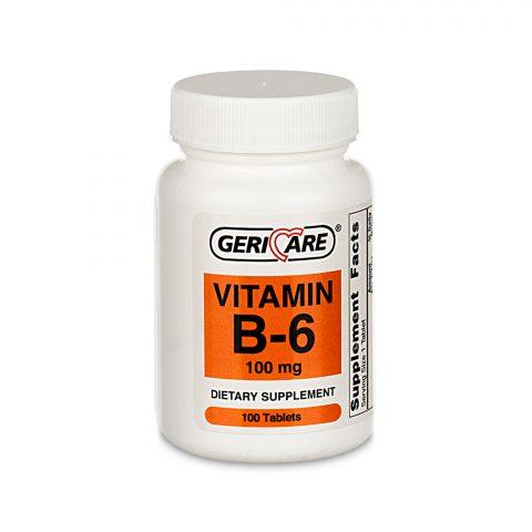 Vitamin B-6 100mg Tablets 100's