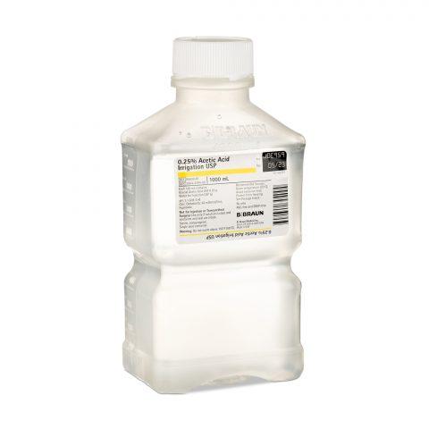 Irrigation Solution Acetic Acid 0.25% Urologic 1000mL