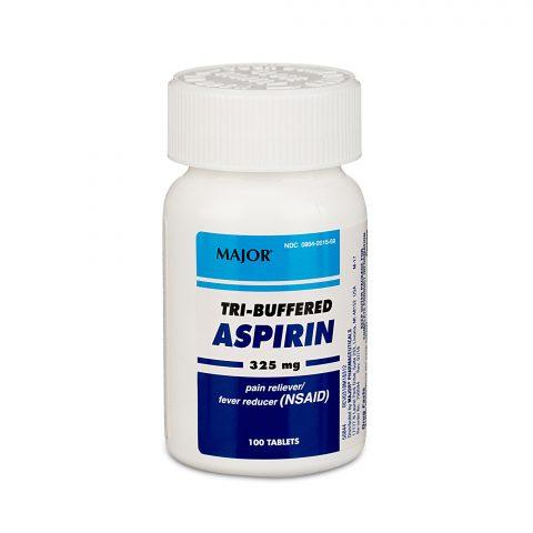 Aspirin, Buffered 100's (325mg) Bufferin Tablets Gen