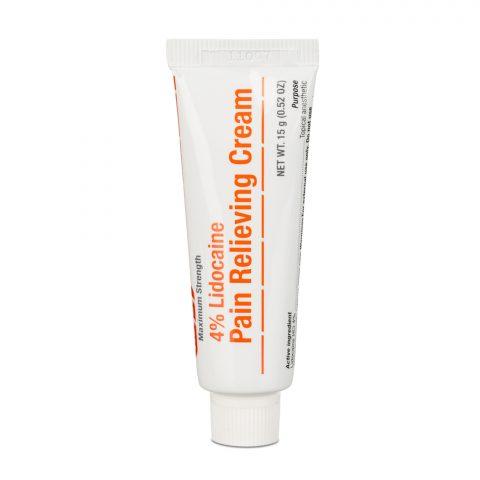 Lidocaine Cream 0.5oz 4% - 24ea/cs