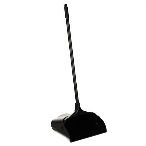 Dust Pan Lobby Black with Black Vinyl Coated Steel Handle