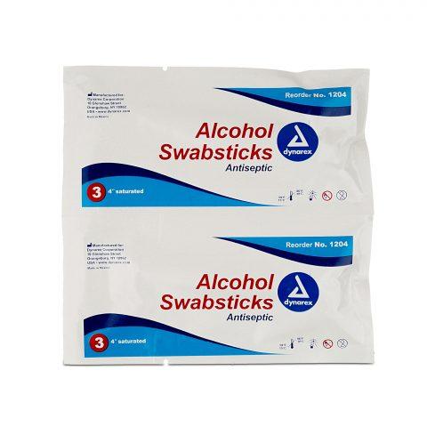 Swabsticks Alcohol 3's 25ea/bx