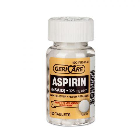 Aspirin Tabs, 5gr (325mg) 100's