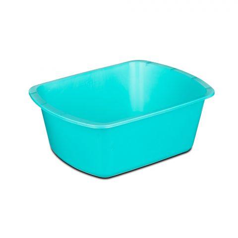 Washbasins, Rectangular, Turquoise, 7.5qt