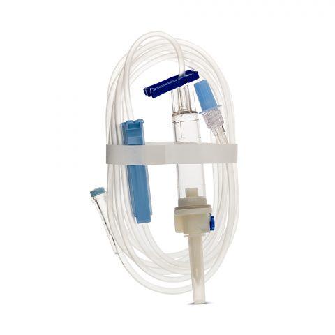 IV Solution Set DUO-VENT 103" with 1 Inj Site