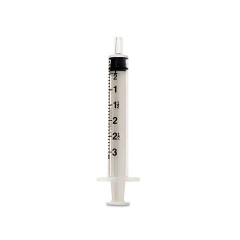 Syringe Only Regular Luer Tip 3cc 100ea/bx 8bx/cs