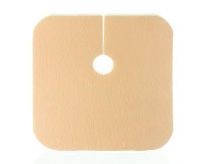 Dermafoam Fenestrated Tracheostomy Foam Dressing 3.5"x 3.5"