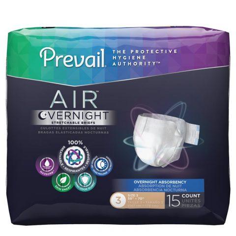 Prevail AIR Overnight Brief X-Large 58"- 70" - 15ea/pk 4pk/cs