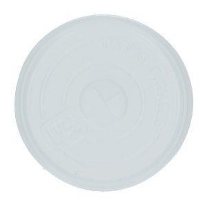 Thermo Foam Cup Lid White Slotted 12oz - 1000ea/cs