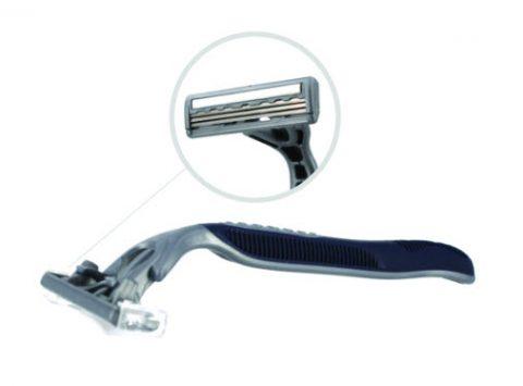 Triple Blade Razor with Lubricating Strip - 100ea/bx 5bx/cs