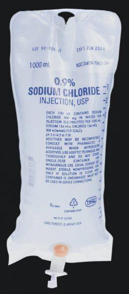 Sodium Chloride Injection 0.9% 1000ml