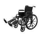 Flow K1 Wheelchair w/Elevating Legrest and Desk Length Detachable Arms 20"x 18"