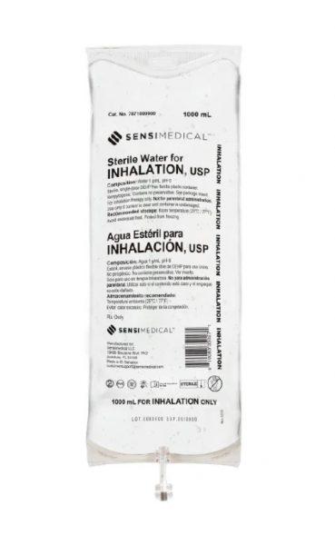 Sterile Water for Inhalation Sensi Bag 1000cc - 14ea/cs