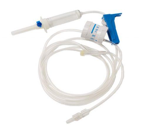 IV Administration Set 20 Drops/ml Needle Set w/ Dial-A-Flow Regulator Tubing 92" Sterile