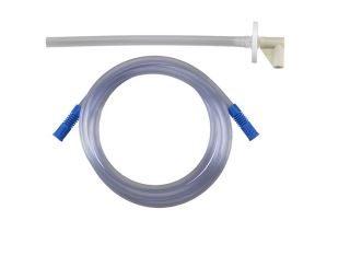 Suction Canister Kit 800cc Float Lid with Tubing 72" Tube and 10" Tube External Filter - 48ea/cs