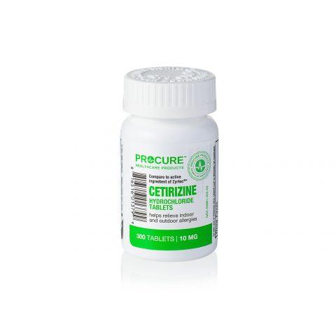 ProCure Zyrtec (Cetirizine Gen.) 24hr Allergy Relief 10mg 300's