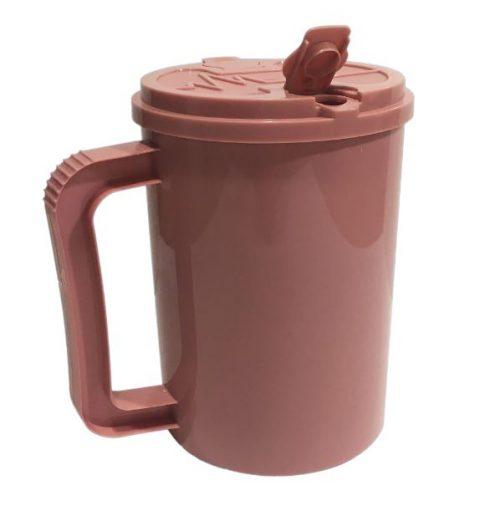 Pitcher Insulated Mauve w/straw 22oz