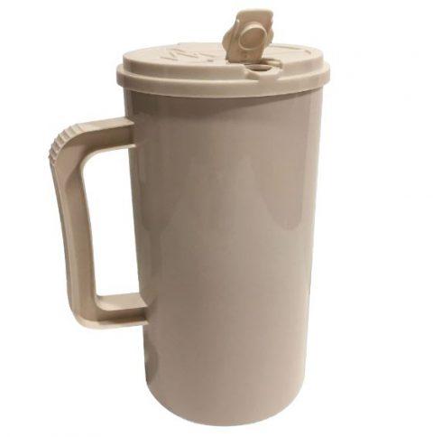 Pitcher Insulated Grey w/straw 32oz