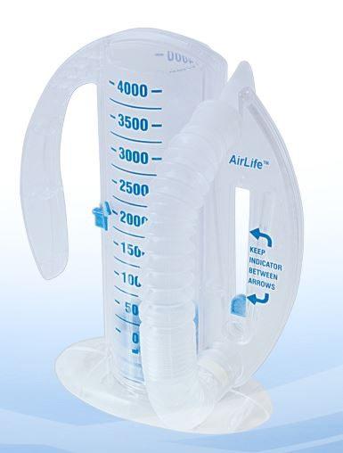 Spirometer Volume Incentive 2500ML w/ 1-Way Valve