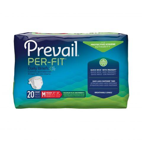 Prevail Per-Fit Briefs Medium - 20ea/pk 4pk/cs