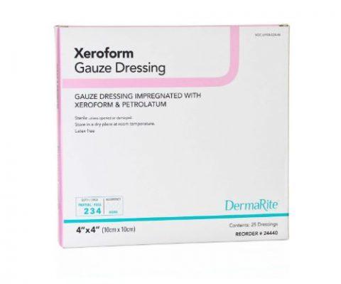 Xeroform Petrolatum Dressing 4"x4"