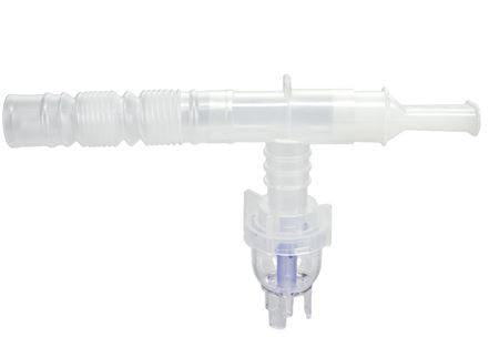 Small Volume Nebulizer Anti Spill T Mouthpiece w/Flex Tubing 7' KROK Standard Connector