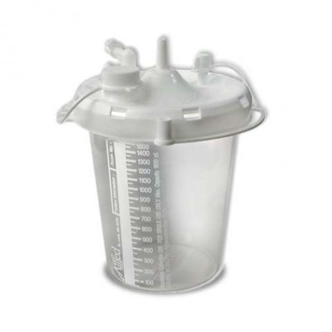 Suction Canister Disposable1500ml with Tubing 42ea/cs